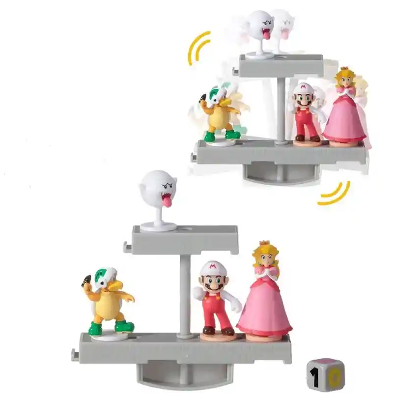 Súper Mario Juego de Balancín Escena Castillo