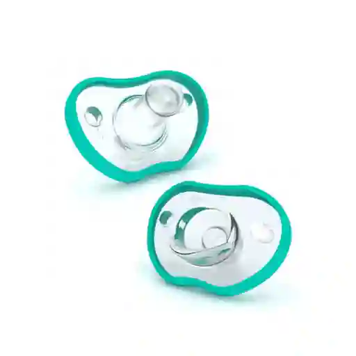 Nanobebe Pack Chupete Flexy 03 Meses Turquesa FUS4010212