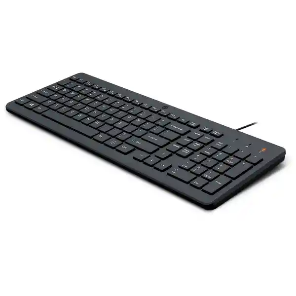 Hp Teclado Alámbrico Negro 150