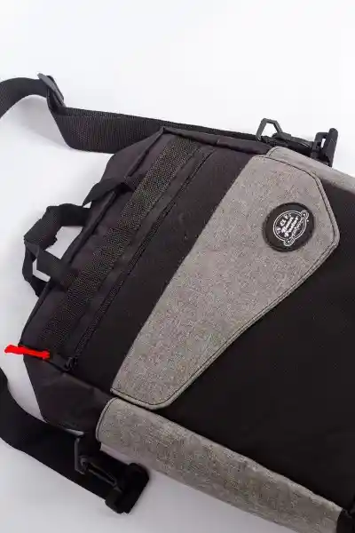 Mochila Morral Matera Porta Notebook Gris el Buen Pastor