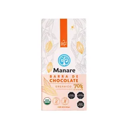 Manare Chocolate Orgánico Cacao 70%