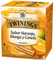 Twinings Infusión con Sabor Naranja Mango y Canela