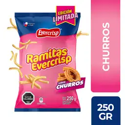 Snack Ramitas Evercrisp Sabor a Churros 250 g