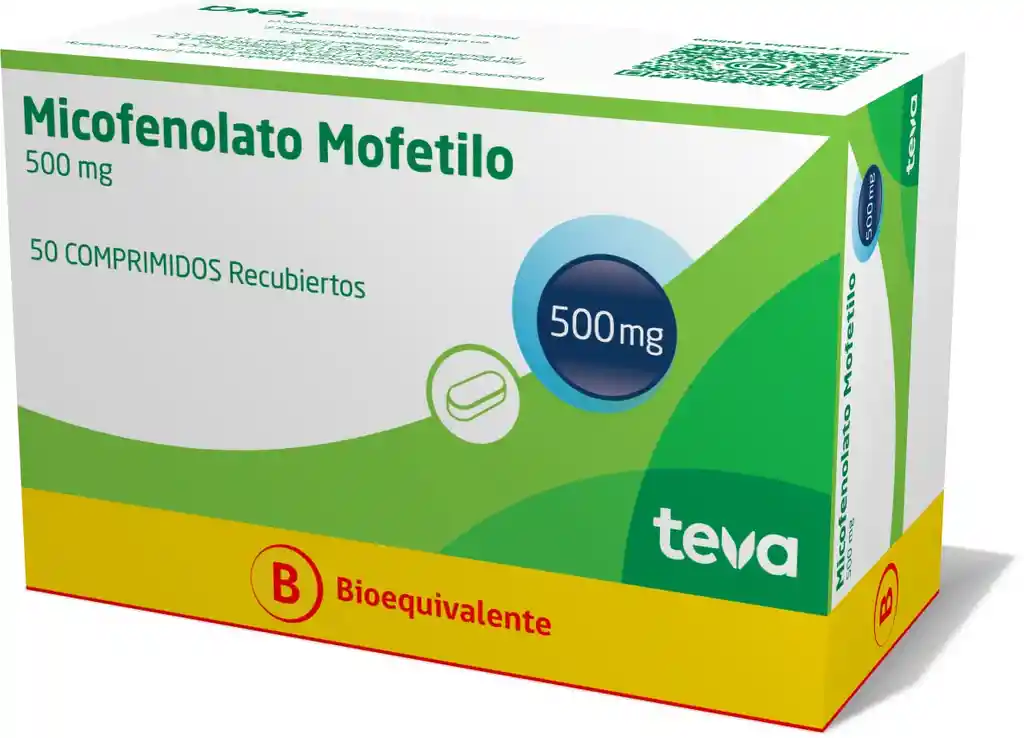 Bioequivalente Micofenolato Mofetilo (500Mg)