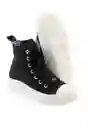 Zapatillas Urbana Caña Cordón W24 Niña Negro 35 900 Ficcus