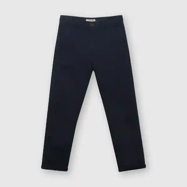 Pantalón Gabardina de Niño Navy Talla 12A Colloky