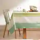 Mantel de Algodón Tejido Con Líneas de 150 x 210 cm Casaideas