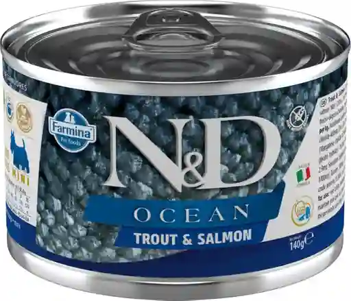 N&D Alimento para Perro Húmedo Ocean Trout & Salmón Mini