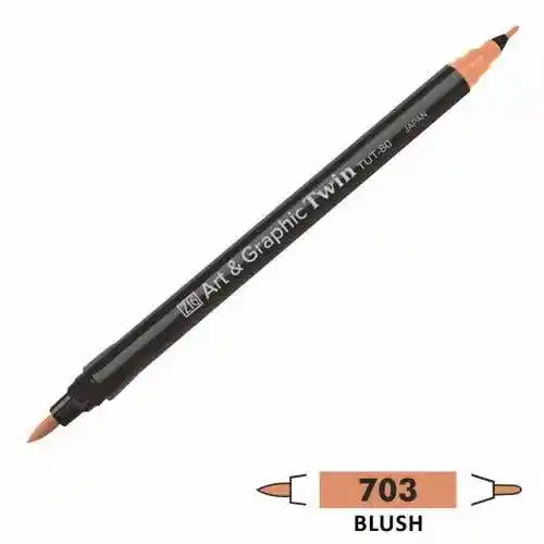 Marcador Zig Artgraphic Twin Tip -blu