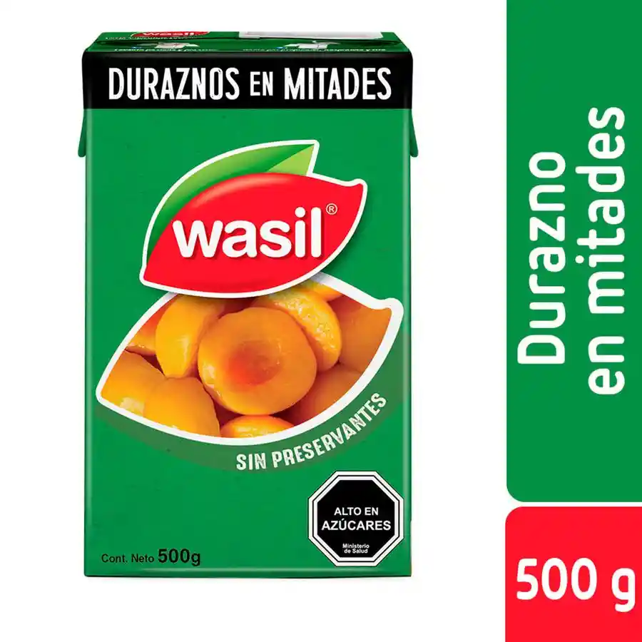 Wasil Duraznos en Mitades 500g