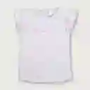Polera Manga Alita Niña Lila Talla 4a