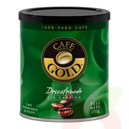 Gold Café Descafeinado sin Cafeína 
