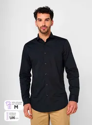 Marquis Camisa Solid Ess . Negro 16