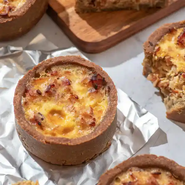 Quiche Individual Lorraine Keto