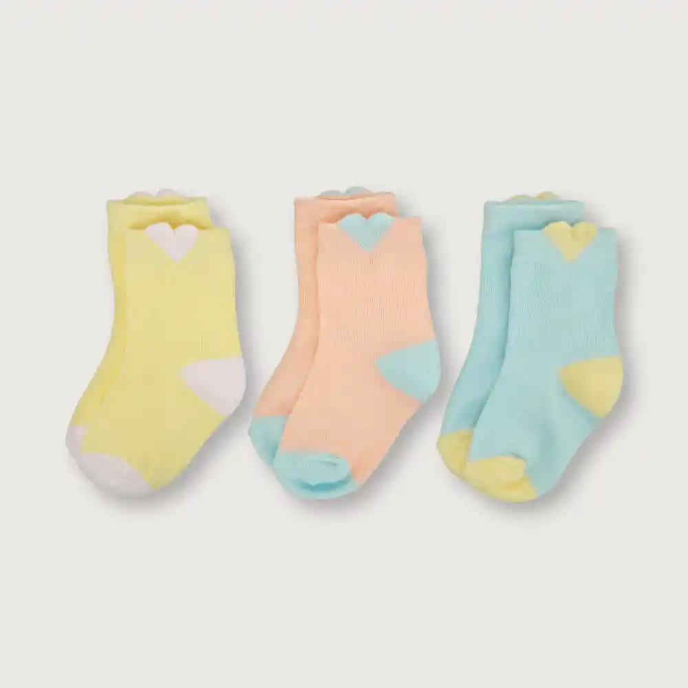 Pack Calcetines Soft Niña Aqua Talla 17/19