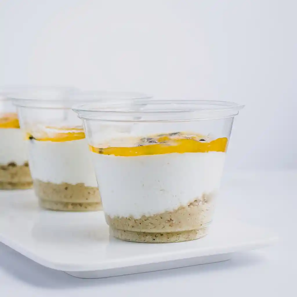 Cheesecake de Maracuyá Sin Azúcar y Sin Gluten