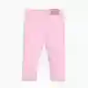 Pantalón Sólido De Niña Rosado Talla 9m