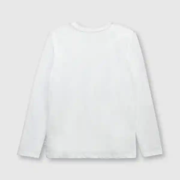 Polera Lúdica Off de Bebé Niña White Talla 9/12M Colloky