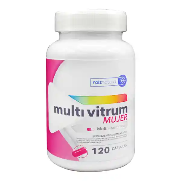 Raíz Natural Suplemento Alimentario Multivitrum Mujer