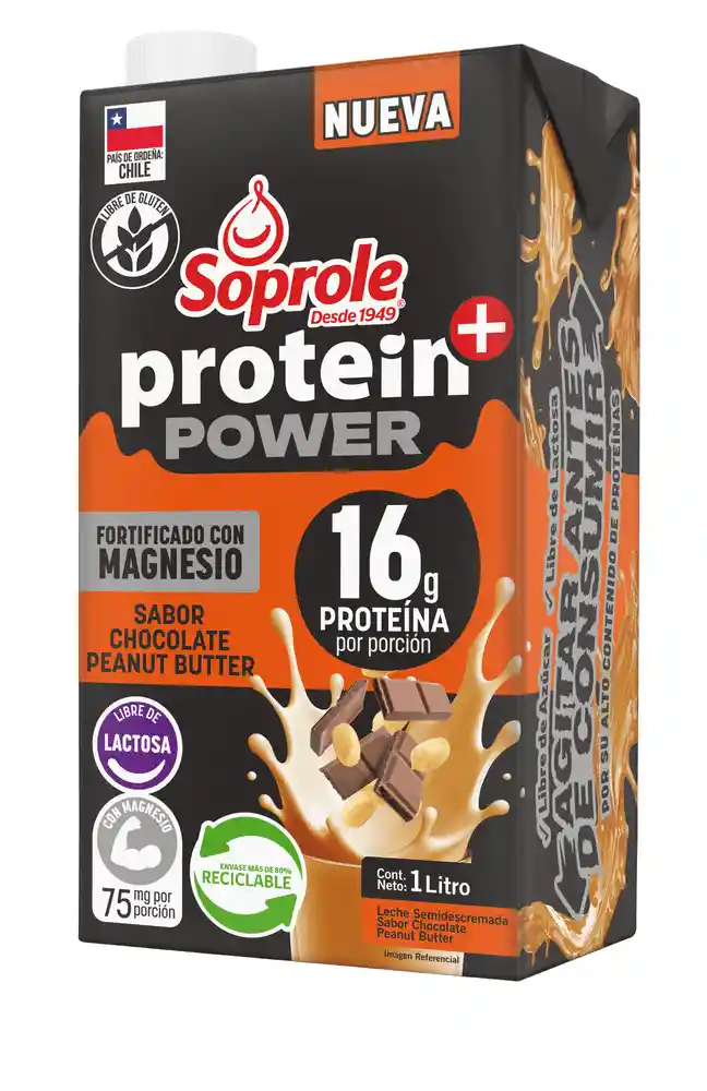 Soprole Leche Power Chocolate Penaut Butter