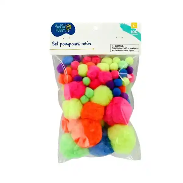 Pompom Neon 100u