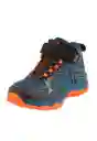 Zapatillas Outdoor Caña Velcor W24 Niño Azul 34 938 Ficcus