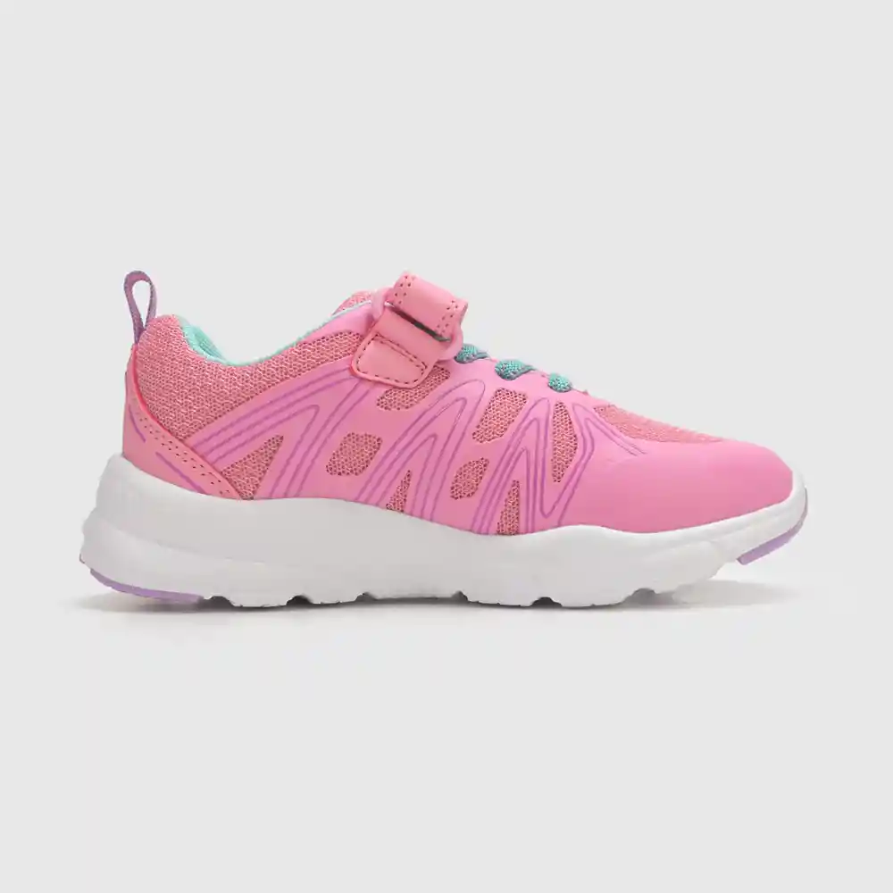 Zapatillas Deportiva De Niña Rosado Talla 25
