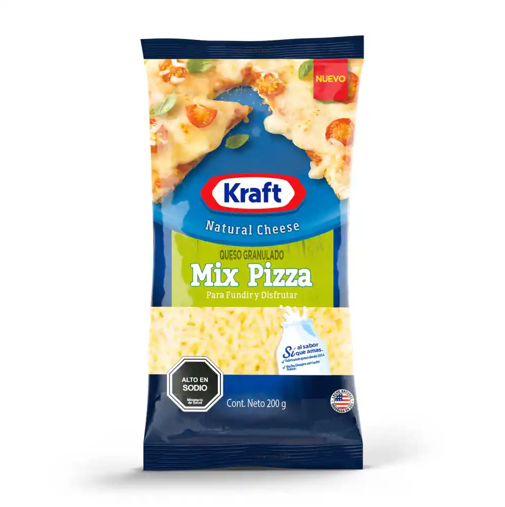 Mix Pizza Queso Granulado Kraft