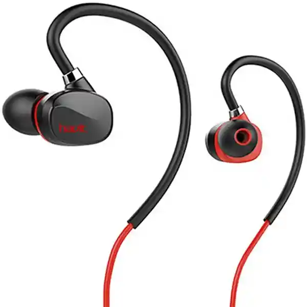 Havit Audífonos in Ear Bluetooth Sport Negro y Rojo HVH951BT
