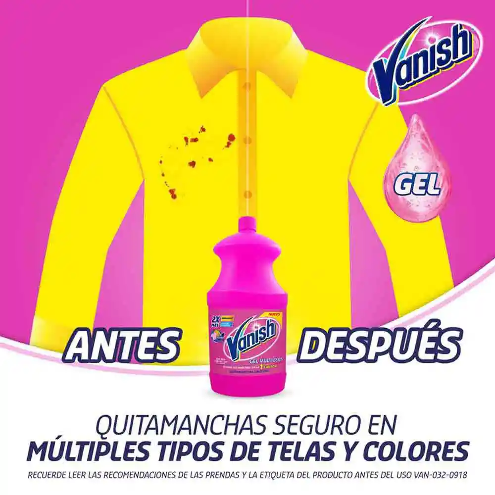 Vanish Liquido Rosa