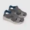 Sandalias Franciscana Cuero De Niño Gris Talla 29