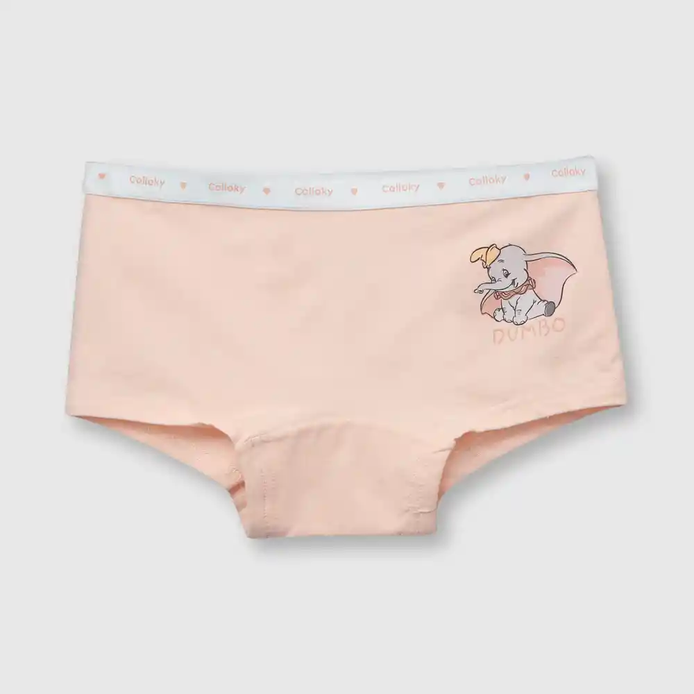 Pack Calzón Dumbo De Niña Celeste Y Rosa Talla 10a
