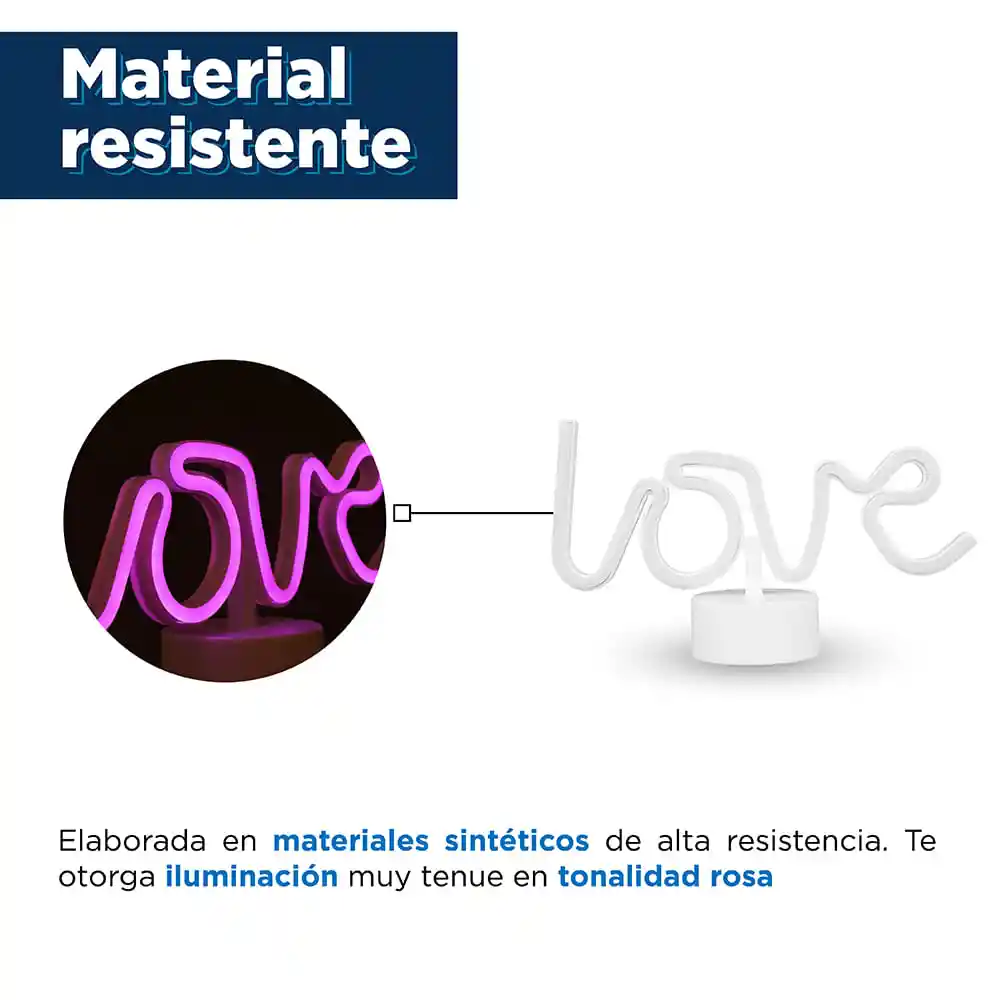 Miniso Letrero de Luz Neón Con Base Desmontable