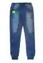 Jean Junior Jogger Cosmic 346 Niño Azul Talla 10 Años Ficcus