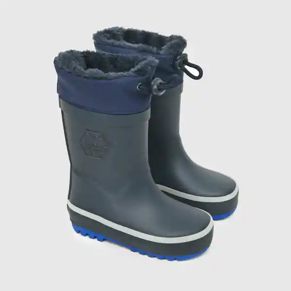 Botas Cordón Lluvia Niño Azul Talla 36 Colloky