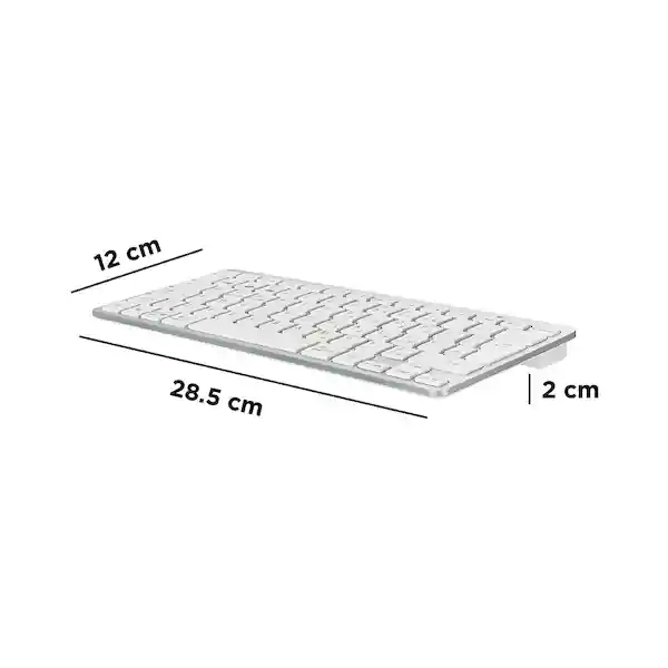 Miniso Teclado Inalámbrico - Plateado - 285*120 Mm