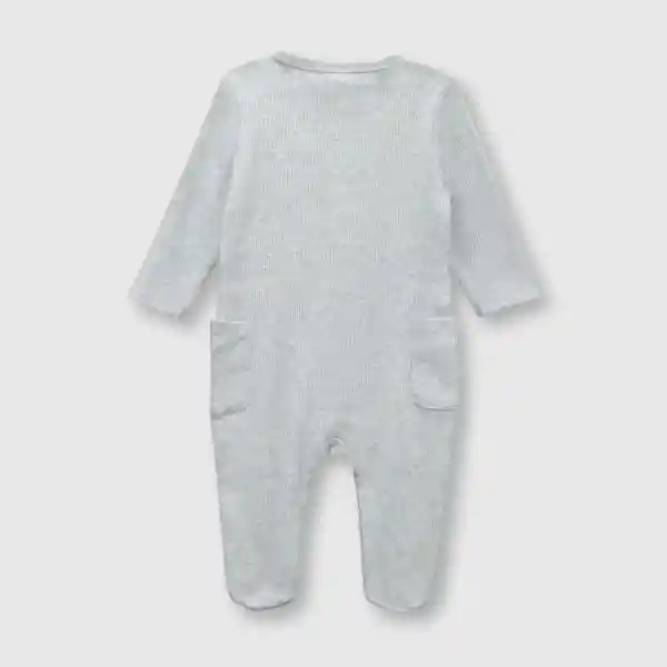 Osito Puño de Bebé Unisex Gris Melange Talla 0M Colloky