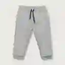 Pantalón Buzo de zo Esencial Niño Gris Talla 9M Opaline