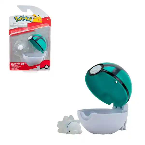 Pokémon Pokebola Con Figura Snom + Net Ball