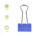 Set Clips Para Carpeta Azul Miniso