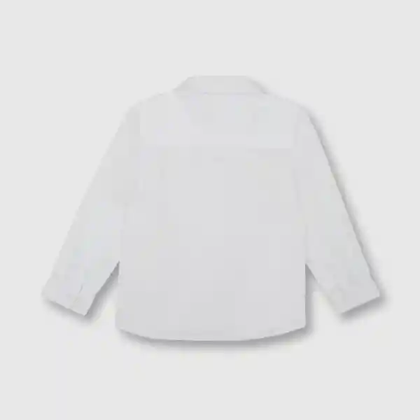 Camisa Clásica de Niño Blanco Talla 10A Colloky