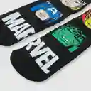 Calcetines Marvel Antideslizante Niño Negro Talla 34/37 Colloky