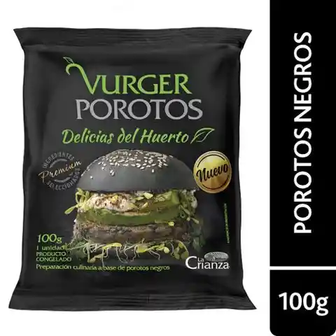 La Crianza Hamburguesa de Porotos Negros