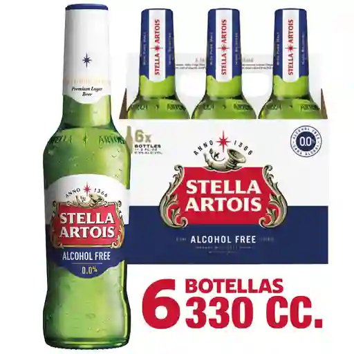 Stella Artois Sin Alcohol 6 Pack