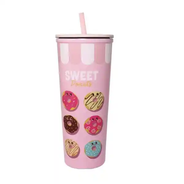 Vaso Con Popote Miniso