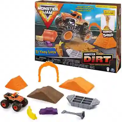 Monster Jam Juego Vehículo + Kinetic Sand - 6065106