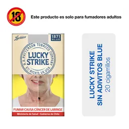 Lucky Strike Cigarrillos sin Aditivos Blue 