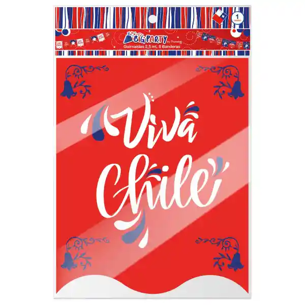 Guirnalda Banderas Fiestas Patrias