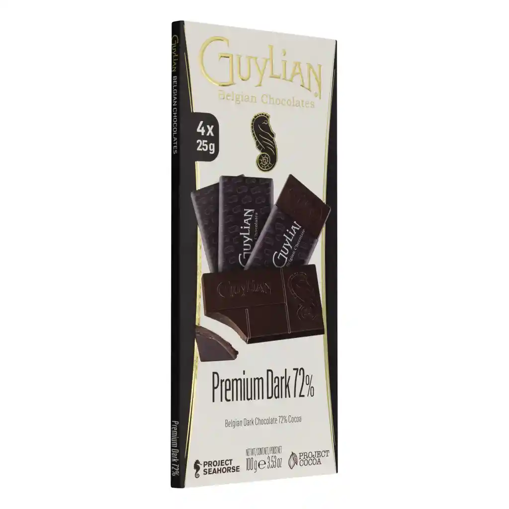 Guylian Barra Chocolate Amargo 72 Cacao