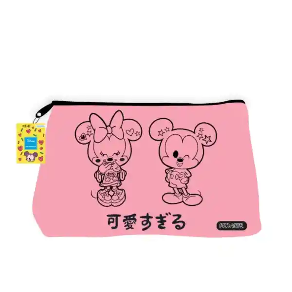 Proarte Estuche Escolar Mickey Minnie Rosa